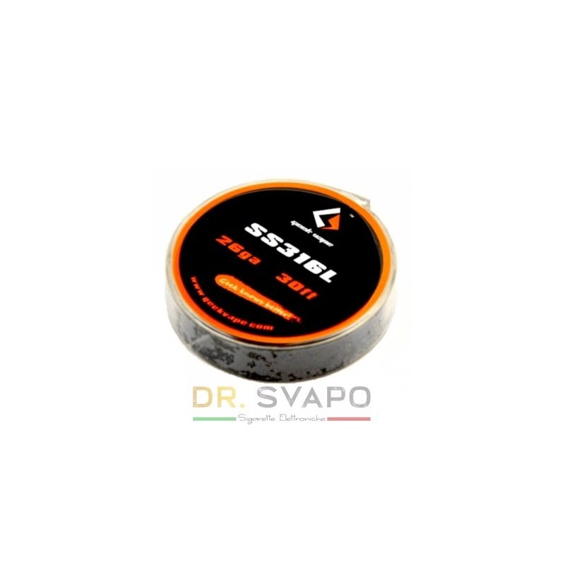 Fils de vaporisation résistifs-GeekVape - Fil d'acier SS316L 26GA-GeekVape