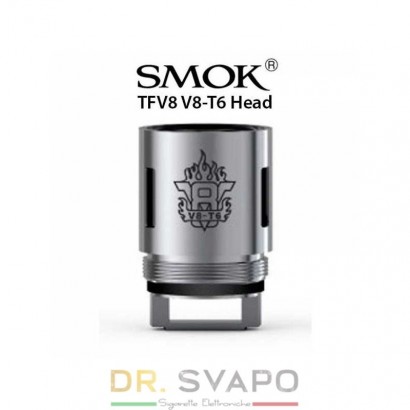 Résistances pour cigarettes électroniques-SMOK - V8-T6 0,2 ohm-SMOK