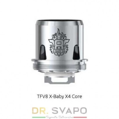 Coils for Electronic Cigarettes SMOK TFV8 X-Baby Resistance - X4 Coil 0.13 ohm