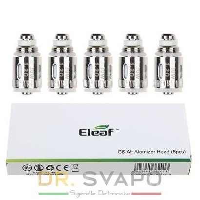 Resistenze-Resistenza Eleaf GS Air Head Coil in Cotone 1.2 ohm