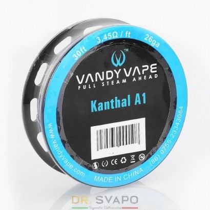 Widerstandsdampfdrähte-Vandy Vape - KA1 Kanthal A1 26GA Draht-Vandy Vape