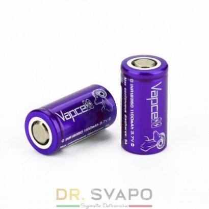 Batterie Ricaricabili-Batteria Pila Vapcell 18350 1100 mAh 9A