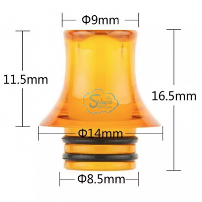 Drip Tip 510 Drip Tip 510 drop with resin bell