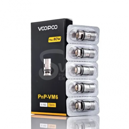 Resistenze-Resistenza Voopoo PnP-VM6 0.15 oHm per Vinci Kit e Drag X / S