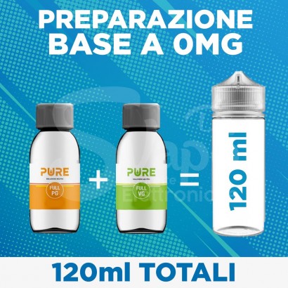 Neutral Vaping Bases Neutral Nicotine Base Kit 0mg 120ml - 50/50 PURE