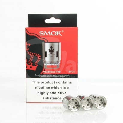 Résistances pour cigarettes électroniques-Résistance SMOK TFV12 Prince - V12 Prince T10 0.12oHm-SMOK