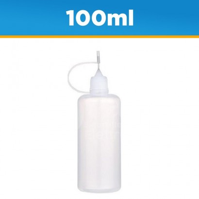 Bouteilles de vapotage-Flacon de 100 ml avec embout en acier pour liquides-No Brand