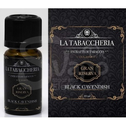 Concentrated Vaping Flavors Black Cavendish Gran Riserva - La Tabaccheria Aroma Concentrate 10ml