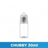 Vaping bottles Chubby Transparent graduated 30ml bottle for liquids