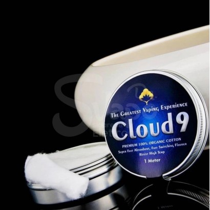 Vaping Cotton-Bio-Baumwolle CLOUD 9 - 1 Meter-CLOUD 9