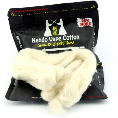 Cotone e Wick-Cotone Kendo Vape Cotton - Gold Edition