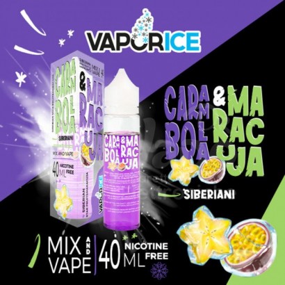 Liquid Mix & Vape VaporArt VaporICE Siberian Carambola & Maracuja - Mix & Vape 40ml