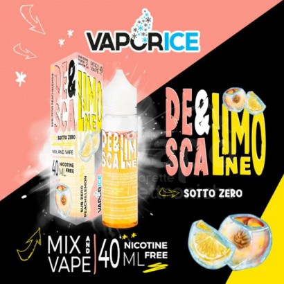 Liquid Mix & Vape-VaporArt VaporICE Pfirsich & Zitrone Sub Zero - Mix & Vape 40ml-VaporArt