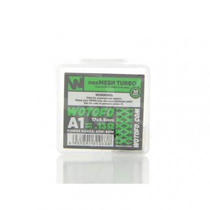 Résistances préfabriquées-Résistances NexMesh Wotofo Turbo A1 0.13oHm-Wotofo