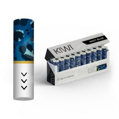 Drip Tip Sigarette Elettroniche-Filtri in cotone KIWI Blue Navy - KIWI VAPOR