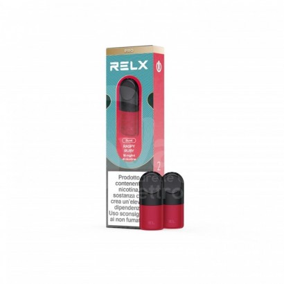 Pod Preloaded RELX 2x Pod Preloaded RASP RUBY 18mg / ml