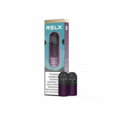 Pod Preloaded RELX 2x Pod Preloaded TANGY PURPLE 18mg / ml