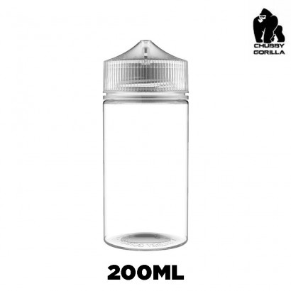 Flaschen verdampfen-Flasche 200ml Unicorn V3 - Transparenter Chubby Gorilla-Chubby Gorilla