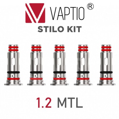Résistances pour cigarettes électroniques-Résistances Vaptio Stilo 1.2oHm MTL-VAPTIO
