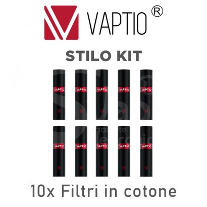 Drip Tip Vaping-Filtres Drip Tip en coton Vaptio Stilo-VAPTIO