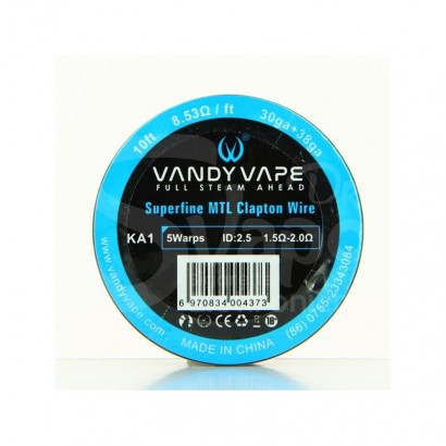 Resistive Vaping Wires Vandy Vape Superfine MTL Kanthal A1 Clapton Wire 30 + 38ga