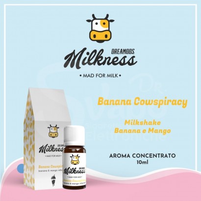 Concentrated Vaping Flavors Aroma Concentrate Banana Cowspiracy Milkness - Dreamods 10ml
