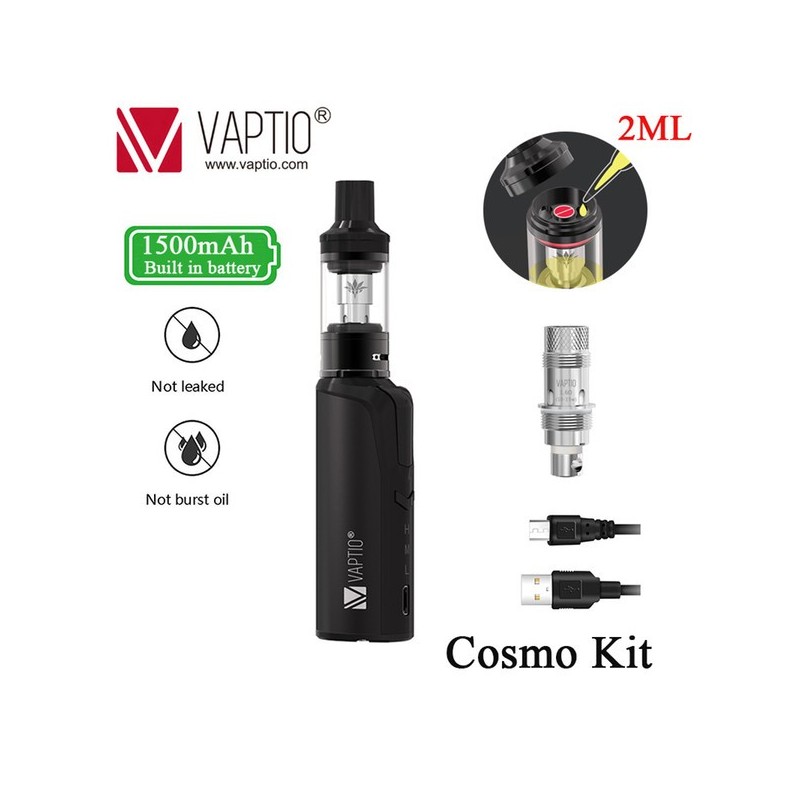 Elektronische Zigaretten-VAPTIO - Cosmo Kit 1500mAh Tank 2ml-VAPTIO
