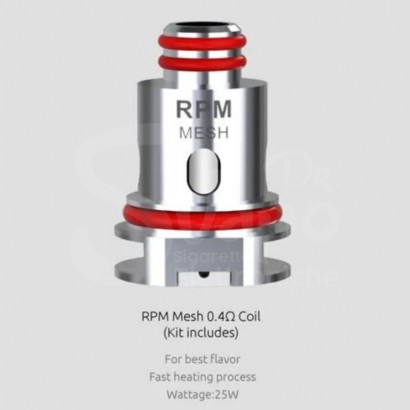 Résistances pour cigarettes électroniques-Résistance RPM40 Triple 0.6oHm SMOK-SMOK