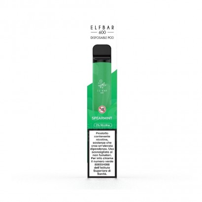 Elf Bar Elf Bar 600 Disposable Cigarette - Spearmint