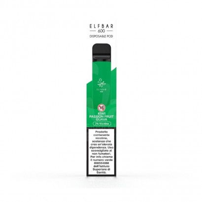 Elf Bar Elf Bar 600 Disposable Cigarette - Kiwi Passion Guava