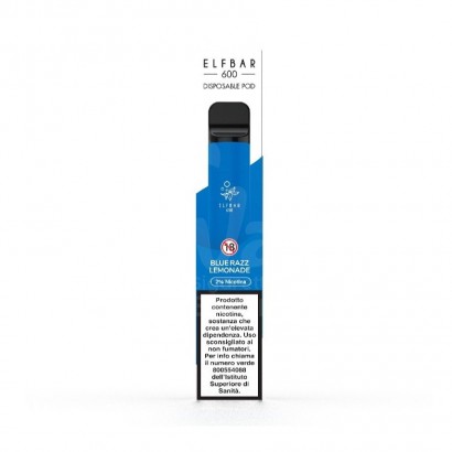 Elf Bar Elf Bar 600 Disposable Cigarette - Blue Razz Lemonade
