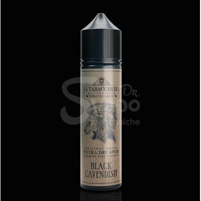 Schüsse 20+40-Aroma Black Cavendish Extra Dry 4Pod - La Tabaccheria 20ml-La Tabaccheria - Extra Dry 4Pod