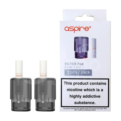 Pod Cartucce-Pod Resistenze Aspire Vilter S Mesh 1.0oHm - 2pz