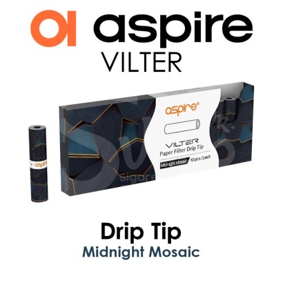 Tropfspitzen-Vaping-Aspire Vilter Midnight Mosaic Baumwollfilter-Aspire