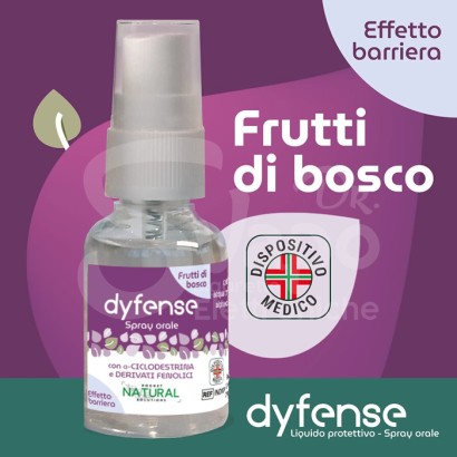 Dispositivi medici-Dyfense Spray Orale Frutti di Bosco 20ml