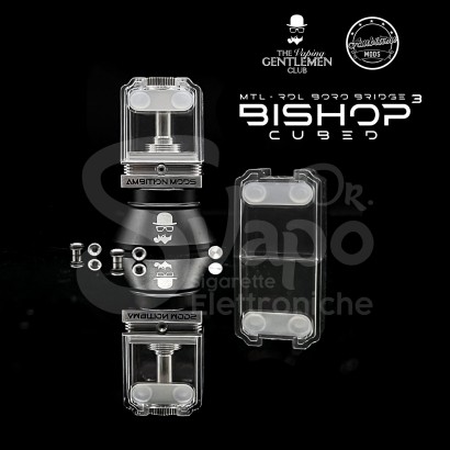 Rebuildable Atomizers Bishop³ Cubed RBA BB The Vaping Gentlemen Club