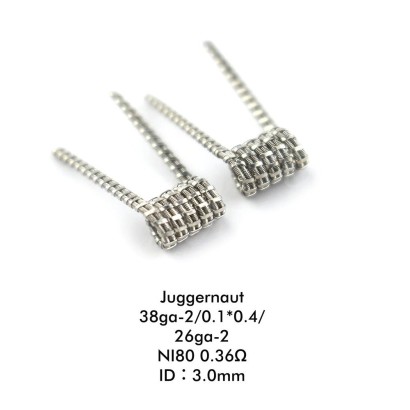 Resistive Vaping Wires Prefatte Coil in Ni80 Dovpo