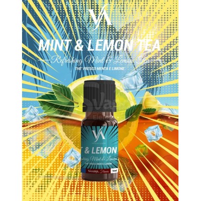 Concentrated Vaping Flavors Concentrated Aroma Tea Mint and Lemon - Valkiria 10ml