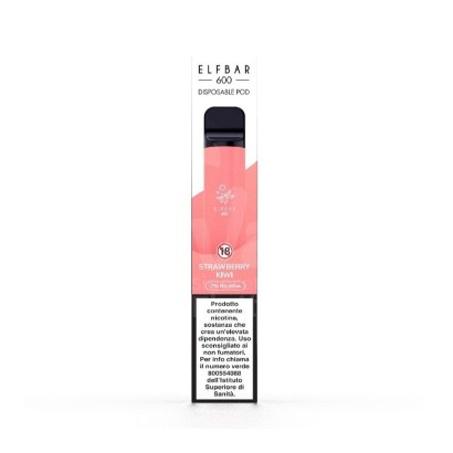 Elf Bar Elf Bar 600 Disposable Cigarette - Strawberry Kiwi