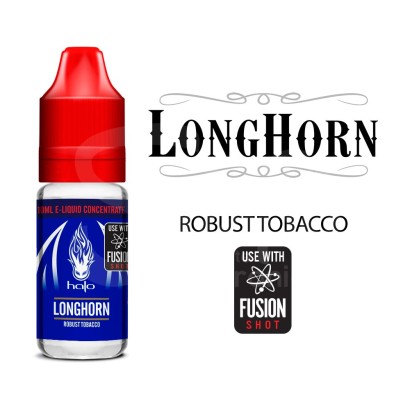 Concentrated Vaping Flavors Aroma Concentrate Longhorn Halo 10ml