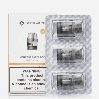 Cigarettes électroniques Pod-Pod de résistance GeekVape Wenax H1 0.7oHm-GeekVape