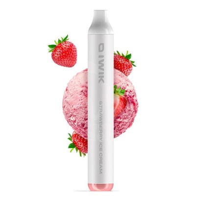 IWIK by KIWI VAPOR IWIK Disposable KIWI VAPOR 600 Puff - Strawberry Ice Cream 20mg