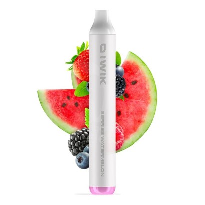 IWIK by KIWI VAPOR-IWIK Einweg KIWI VAPOR 600 Puff - Beeren Wassermelone 20mg-IWIK