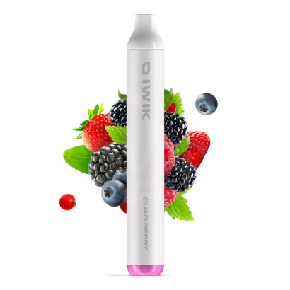 IWIK by KIWI VAPOR-IWIK Einweg KIWI VAPOR 600 Puff - Quad Berry 20mg-IWIK
