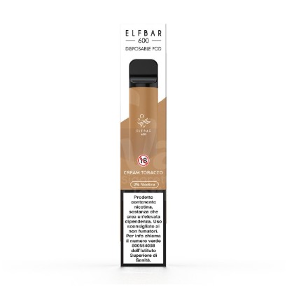 Elf Bar Elf Bar 600 Disposable Cigarette - Cream Tobacco