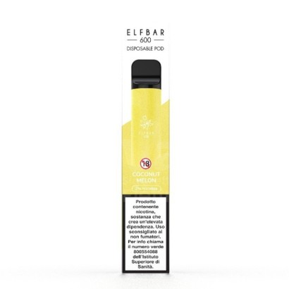 Elf Bar Elf Bar 600 Disposable Cigarette - Coconut Melon