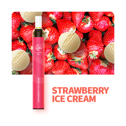 Elf Bar T600 Elf Bar T600 Disposable 600 Puff - Strawberry Ice Cream