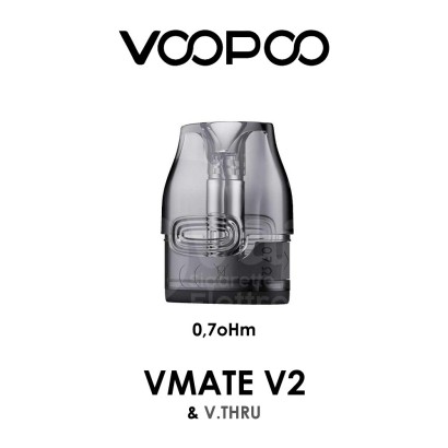 Cigarettes électroniques Pod-Pod de résistance Voopoo VMate V2 3ml 0.7oHm-VooPoo