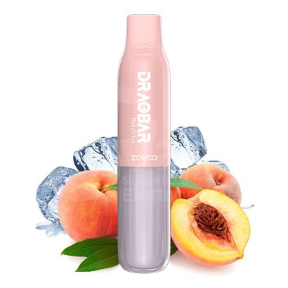 ZoVoo DragBar 600S ZoVoo DragBar 600S Disposable Cigarette 600 Puff - Peach Ice