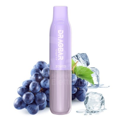 ZoVoo DragBar 600S ZoVoo DragBar 600S Disposable Cigarette 600 Puff - Grape Ice